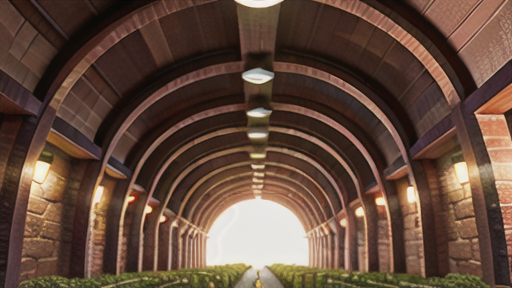 厳しい山の斜面での栽培