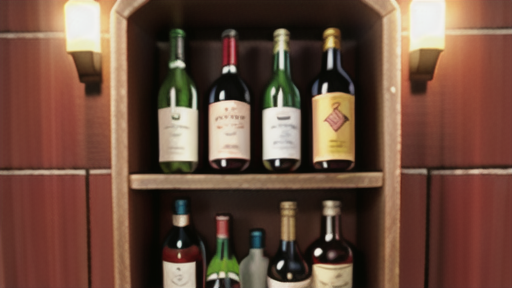 ハーフボトルを使用するシーン