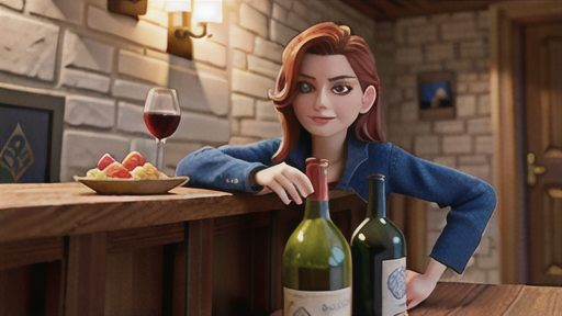 エッジの色が表すワインの熟成度