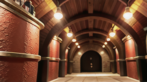 壮大な地下セラーの秘密